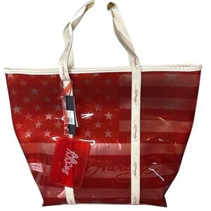 NWT Ed Hardy PVC Large Tote.  Retail $159.00